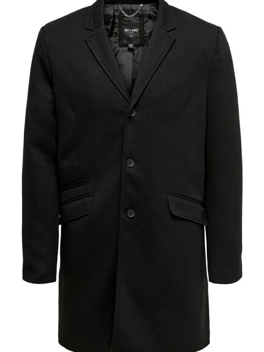 Zdjęcie produktu Klasyczny płaszcz Only & Sons czarny