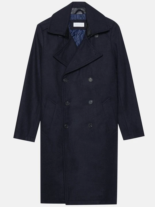 Zdjęcie produktu Klasyczny płaszcz Pier One By Zalando granatowy