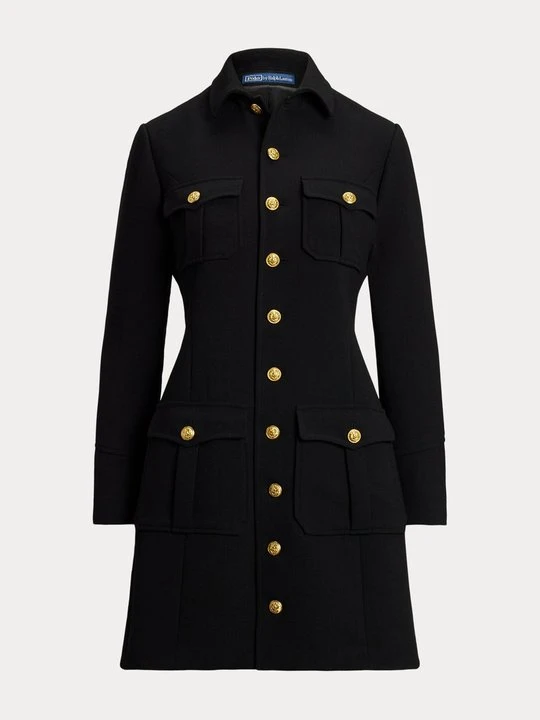 Zdjęcie produktu Klasyczny płaszcz Polo Ralph Lauren czarny