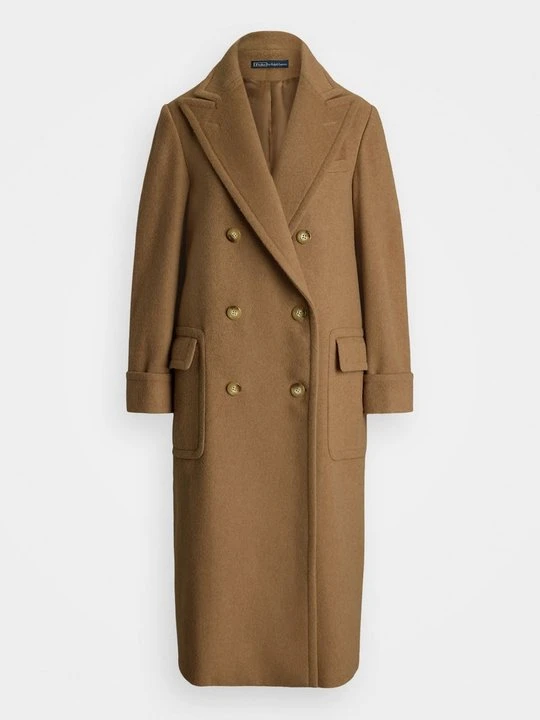 Zdjęcie produktu Klasyczny płaszcz Polo Ralph Lauren wielbłądzi