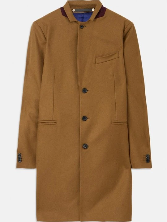 Zdjęcie produktu Klasyczny płaszcz Paul Smith brązowy