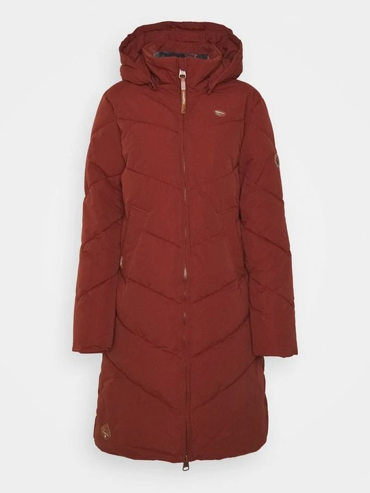 Zdjęcie produktu Klasyczny płaszcz Ragwear ciemnoczerwony