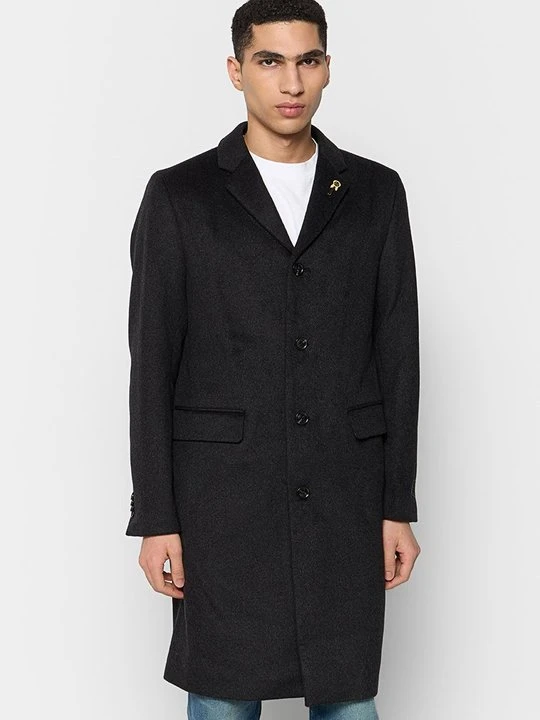 Zdjęcie produktu Klasyczny płaszcz Scotch & Soda czarny