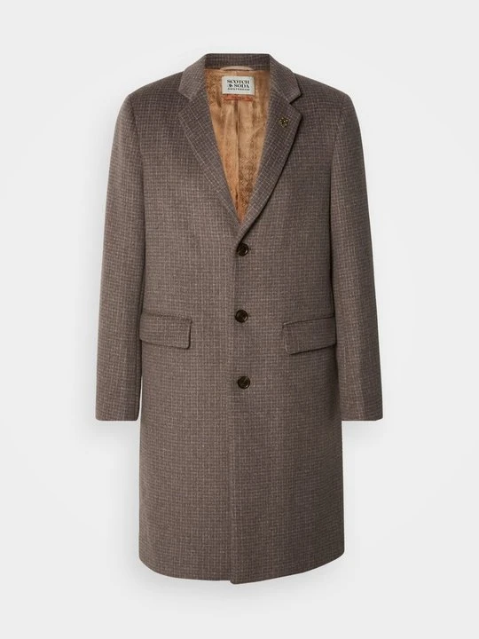 Zdjęcie produktu Klasyczny płaszcz Scotch & Soda piaskowy