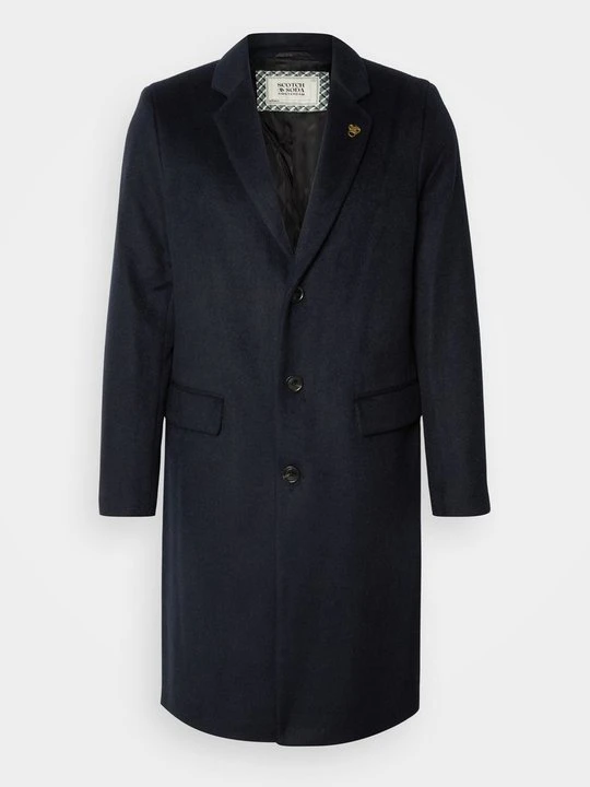 Zdjęcie produktu Klasyczny płaszcz Scotch & Soda granatowy