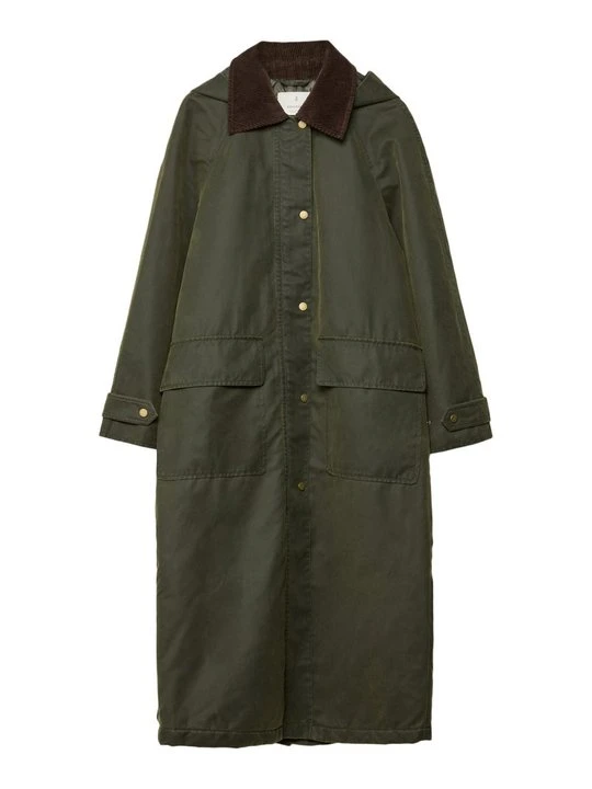 Zdjęcie produktu Klasyczny płaszcz Stradivarius khaki