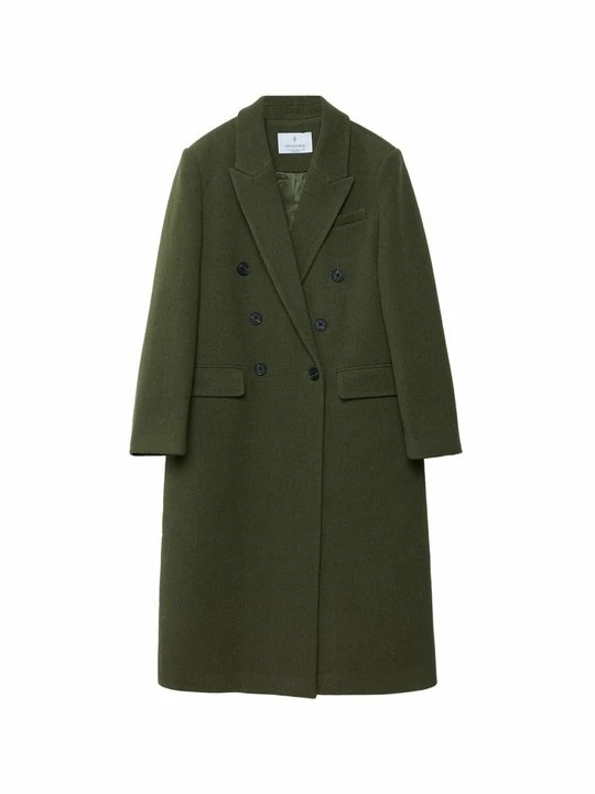 Zdjęcie produktu Klasyczny płaszcz Stradivarius khaki