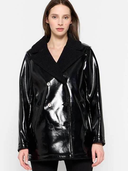 Zdjęcie produktu Klasyczny płaszcz The Kooples czarny