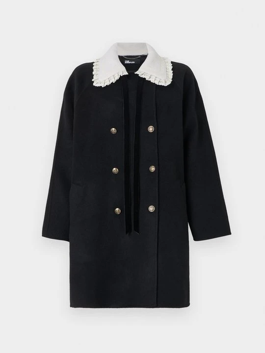 Zdjęcie produktu Klasyczny płaszcz The Kooples czarny