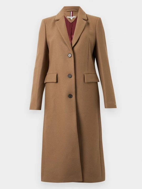 Zdjęcie produktu Klasyczny płaszcz Tommy Hilfiger taupe