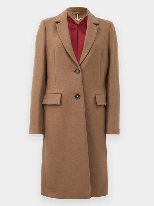 Zdjęcie produktu Klasyczny płaszcz Tommy Hilfiger taupe