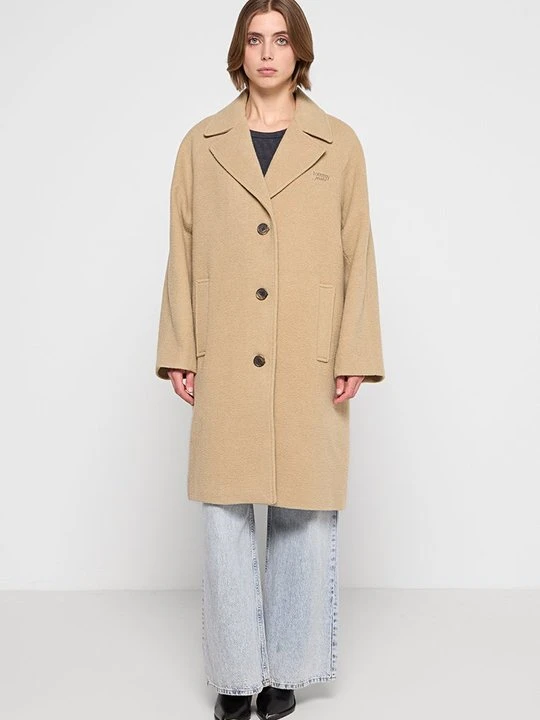 Zdjęcie produktu Klasyczny płaszcz Tommy Jeans brązowy