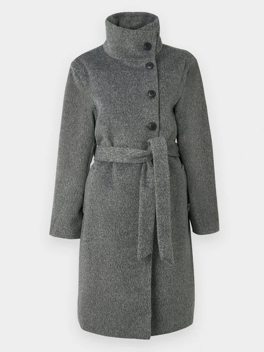 Zdjęcie produktu Klasyczny płaszcz Vero Moda szary melanż