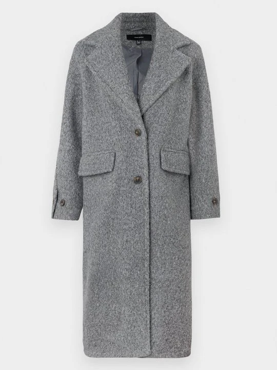 Zdjęcie produktu Klasyczny płaszcz Vero Moda szary melanż