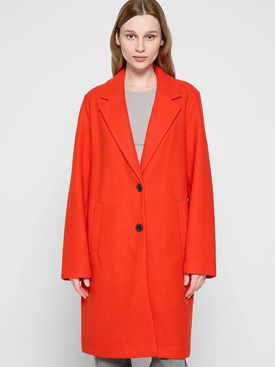 Zdjęcie produktu Klasyczny płaszcz Vero Moda czerwony