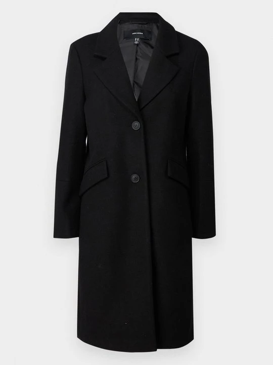 Zdjęcie produktu Klasyczny płaszcz Vero Moda czarny