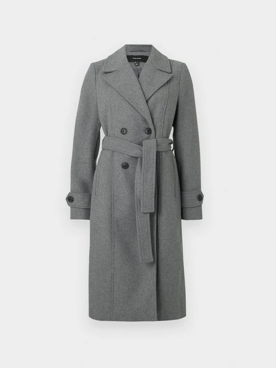 Zdjęcie produktu Klasyczny płaszcz Vero Moda szary melanż