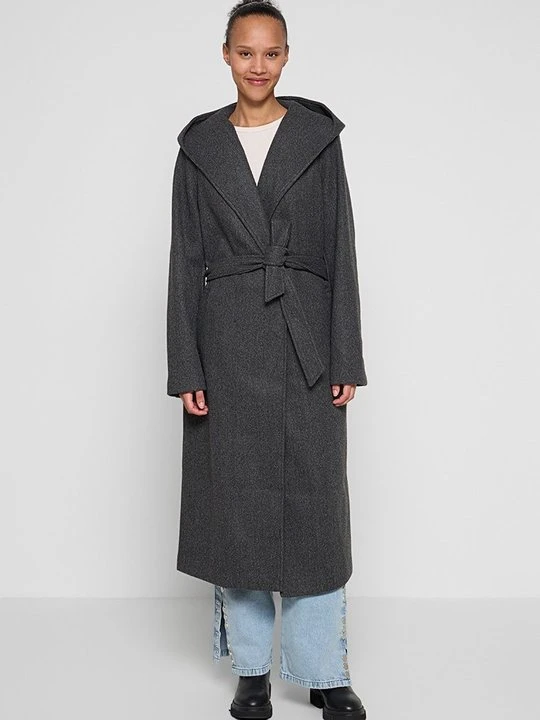 Zdjęcie produktu Klasyczny płaszcz Vero Moda ciemnoszary