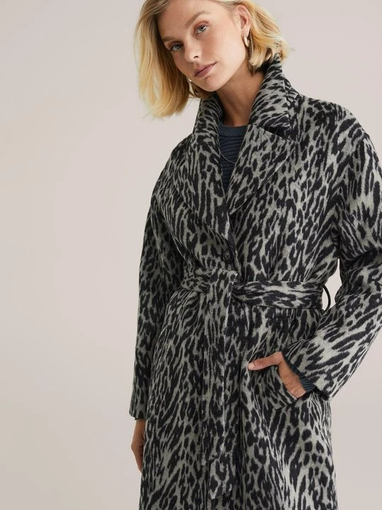 Zdjęcie produktu Klasyczny płaszcz WE Fashion szary