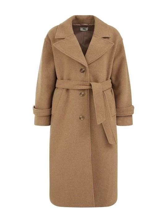 Zdjęcie produktu Klasyczny płaszcz WE Fashion jasny brąz