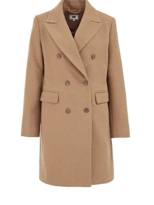 Zdjęcie produktu Klasyczny płaszcz WE Fashion wielbłądzi