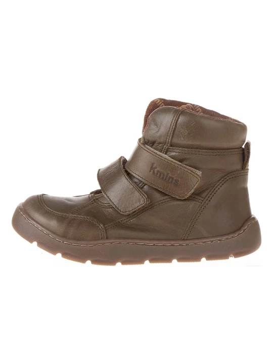 Zdjęcie produktu kmins Botki zimowe w kolorze khaki do chodzenia na boso rozmiar: 33
