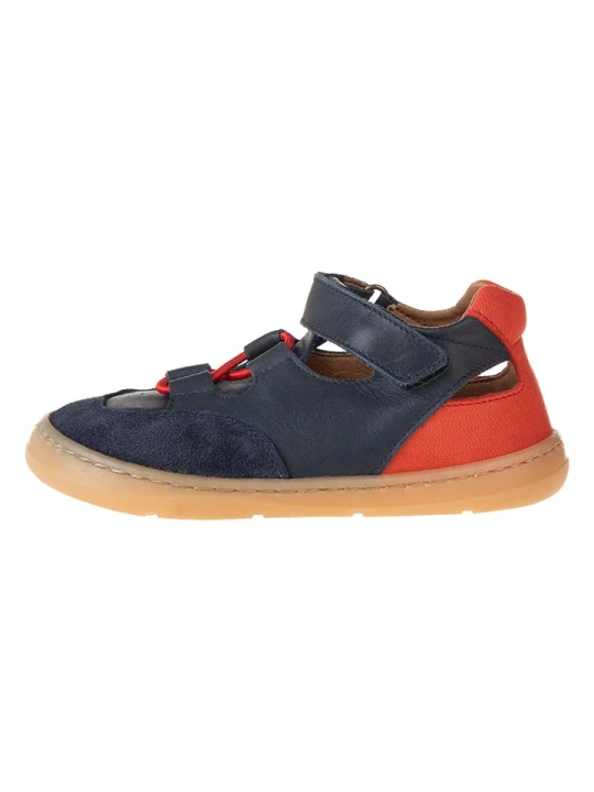 Zdjęcie produktu kmins Skórzane buty w kolorze granatowym do chodzenia na boso rozmiar: 32