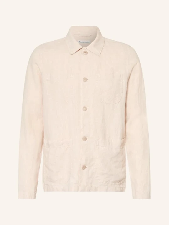 Zdjęcie produktu Knowledgecotton Apparel Koszula Wierzchnia Z Lnu beige