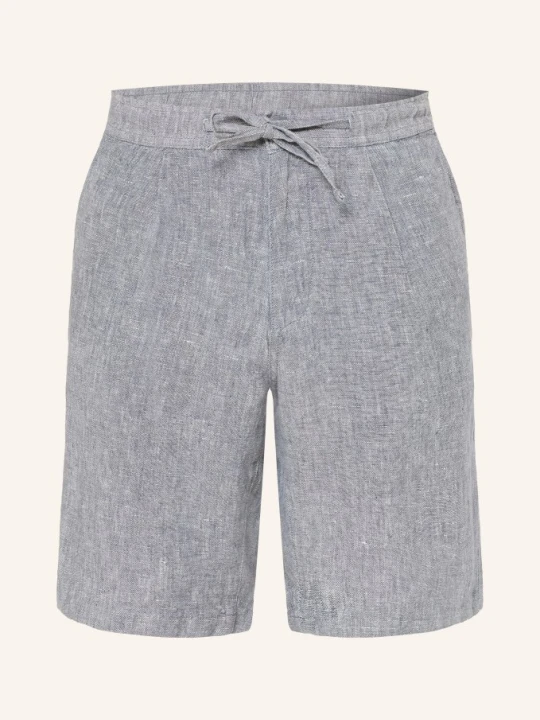 Zdjęcie produktu Knowledgecotton Apparel Szorty Z Lnu Fig Loose Fit blau NIEBIESKI