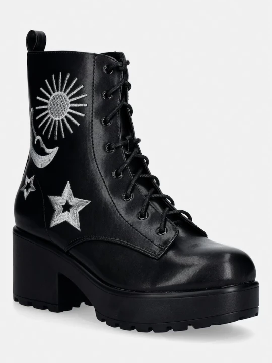 Zdjęcie produktu Koi Footwear botki Astro Silver Star Moon Chunky Boots czarny