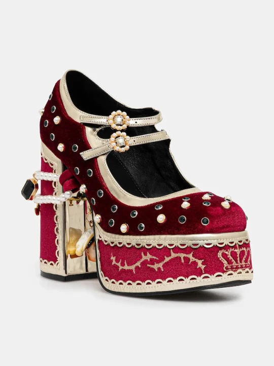 Zdjęcie produktu Koi Footwear czółenka Boleyns Vengeance bordowy