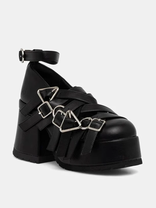 Zdjęcie produktu Koi Footwear czółenka na słupku Avalon Strappy Heeled Shoes czarny