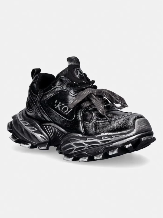 Zdjęcie produktu Koi Footwear Enigma Mega Chunky Trainers sneakersy damskie czarny