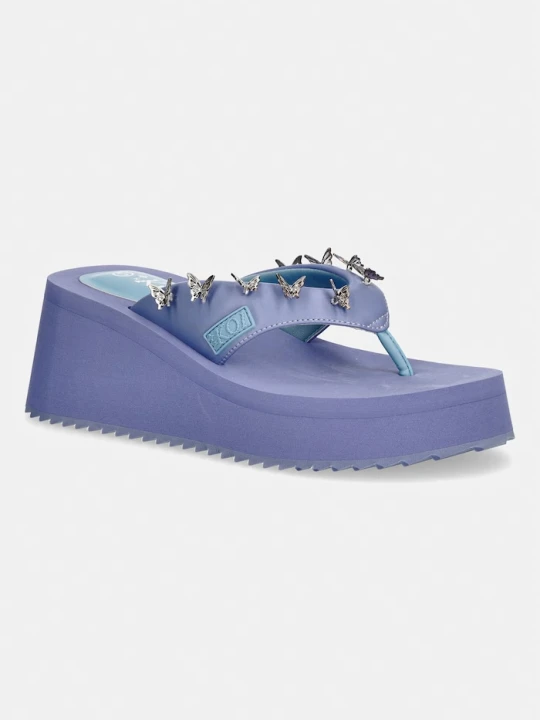 Zdjęcie produktu Koi Footwear japonki damskie Daydreamers Flatform Thong Sandals fioletowy