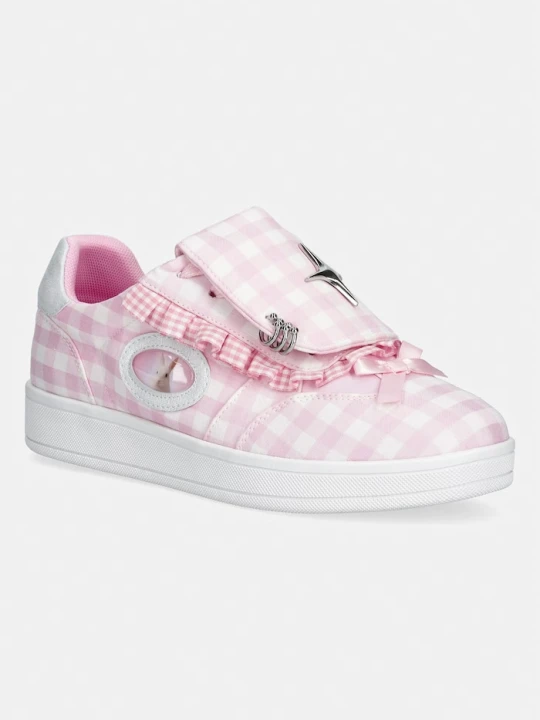 Zdjęcie produktu Koi Footwear Magic Rabbit Gingham Flat Shoes sneakersy damskie różowy