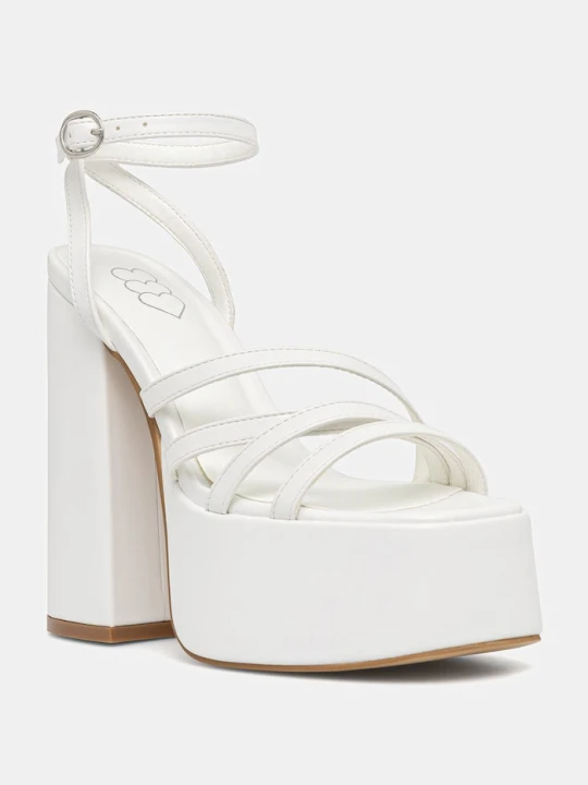Zdjęcie produktu Koi Footwear sandały na słupku DBP52 PLATFORM HEEL biały