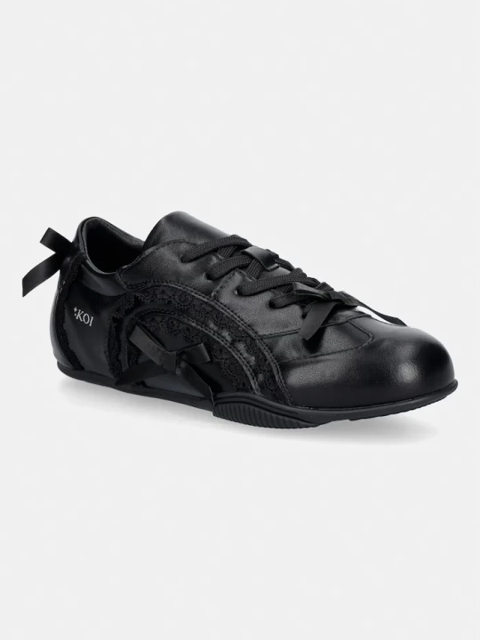 Zdjęcie produktu Koi Footwear Spellbound Lace Up Pumps czarne sneakersy damskie