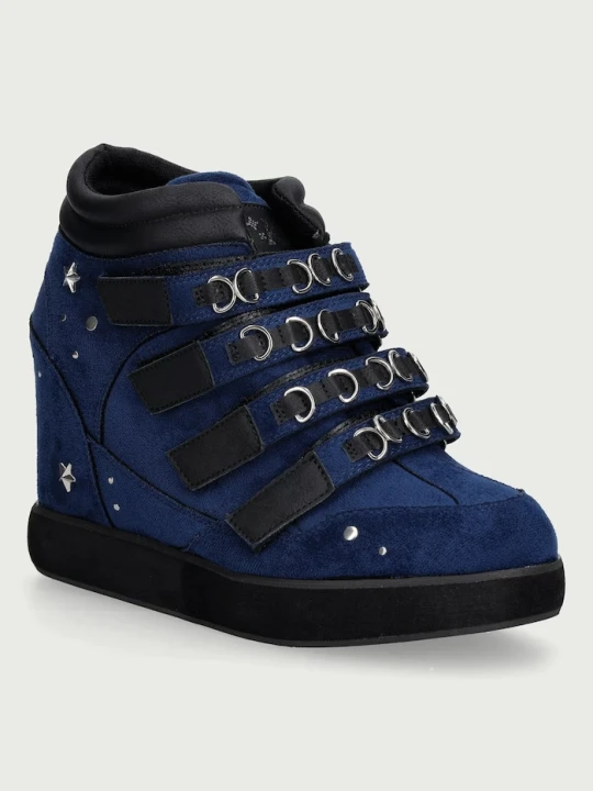Zdjęcie produktu Koi Footwear SPIRE HI TOP WEDGE TRAINERS sneakersy damskie granatowy