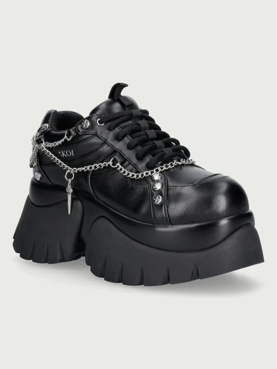 Zdjęcie produktu Koi Footwear Unburdened Heart Monster Trainers sneakersy damskie czarny