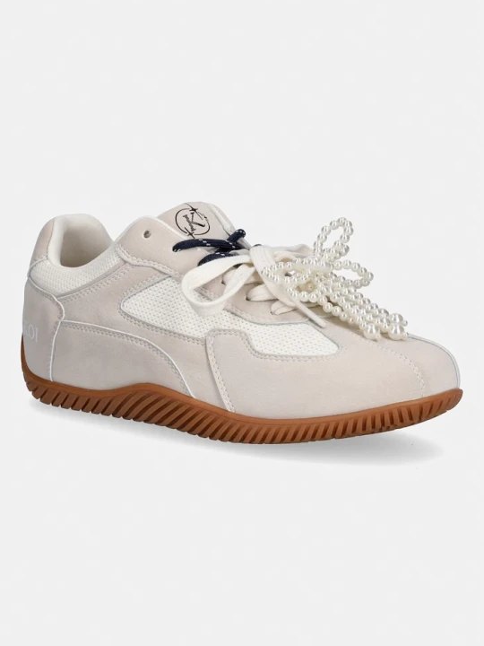 Zdjęcie produktu Koi Footwear Wanderlust Flat Pearl Trainers sneakersy damskie beżowy