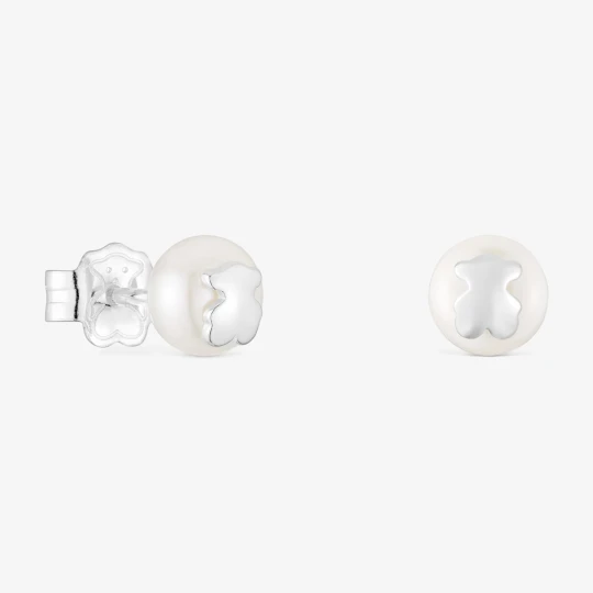 Zdjęcie produktu Kolczyki 6 Mm Ze Srebra Z Perłą Hodowlaną Tous Icon Pearl - Tous biały