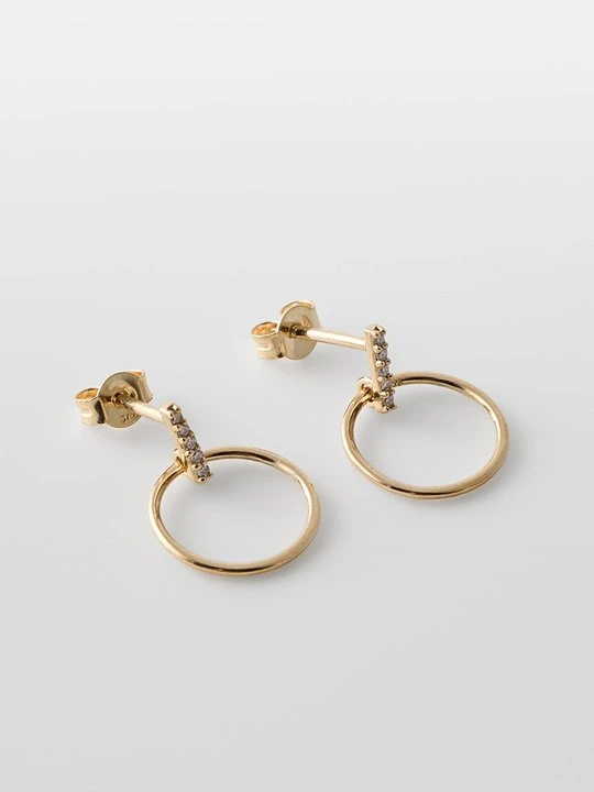 Zdjęcie produktu Kolczyki ATELIER DU DIAMANT złoty
