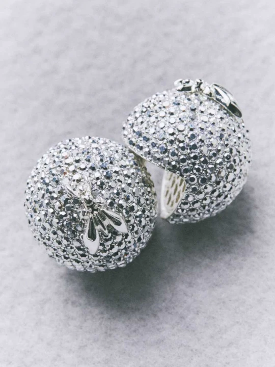 Zdjęcie produktu Kolczyki Crystal Sphere Patrizia Pepe srebrny