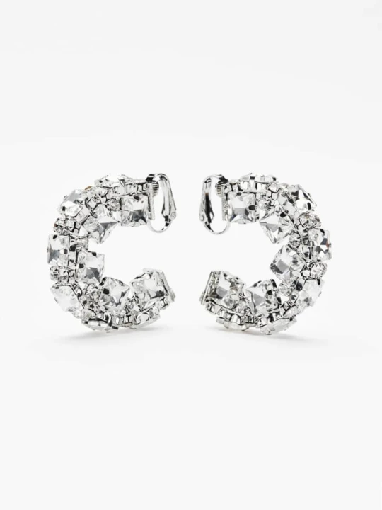 Zdjęcie produktu Kolczyki Diamond Cut Patrizia Pepe srebrny