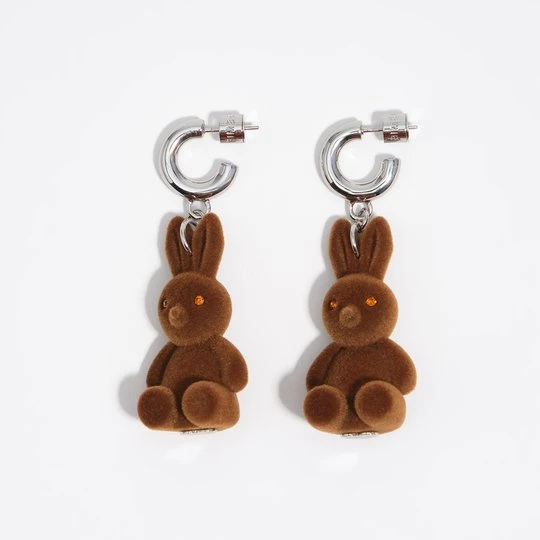 Zdjęcie produktu Kolczyki koła flokowane brązowe BIMBA Y LOLA