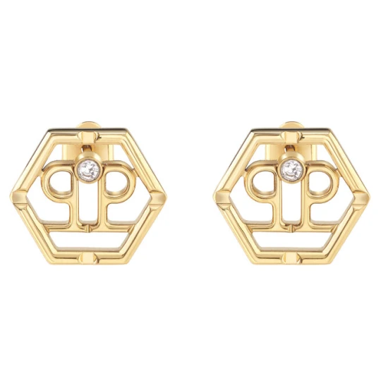 Zdjęcie produktu Kolczyki PHILIPP PLEIN Hexagon PJ2AA06EU Złoty