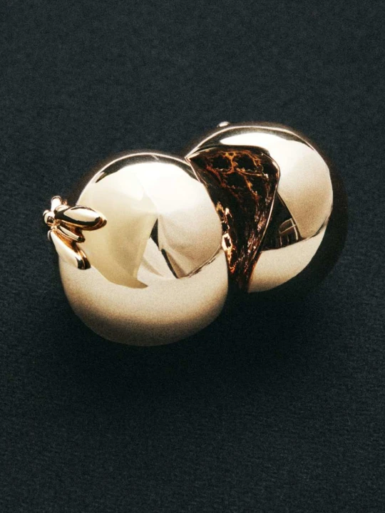 Zdjęcie produktu Kolczyki Sphere Patrizia Pepe złoty