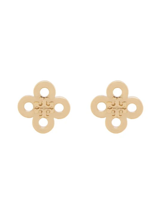 Zdjęcie produktu Kolczyki Tory Burch Forget Me Not Clover Stud 184409 Złoty