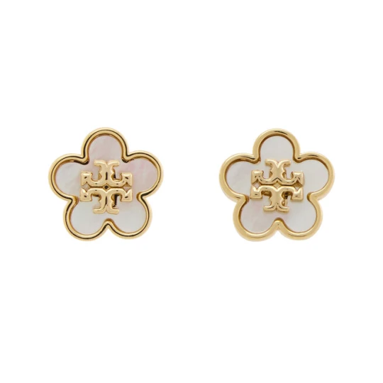 Zdjęcie produktu Kolczyki Tory Burch Kira Flower 157351 Złoty
