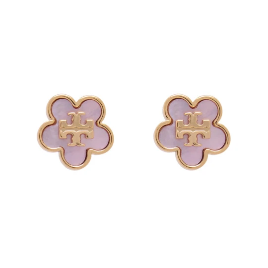 Zdjęcie produktu Kolczyki Tory Burch Mop Stud Earrings 157351 Różowy